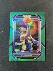 2023 Panini Prizm Draft Picks Green RC #28 KJ Williams LSU